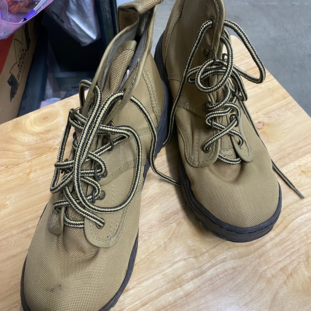 Women’s new never worn Frog Toggs wading boots. Size 9.